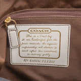 Coach Monogram Signature Stripe Duffle Shoulder Bag