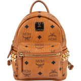 MCM Monogram Visetos Studs Mini Backpack