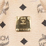 MCM Monogram Visetos Shopper Tote Shoulder Bag