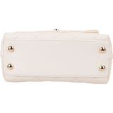 Chanel Quilted Leather Coco Rainbow Top Handle Flap Handbag