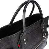 Gucci Guccissima Leather Web Detail Briefcase Handbag