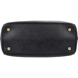 Prada Black Saffiano Leather Galleria Handbag
