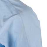 Louis Vuitton Monogram Tie Light Blue Longsleeve Blouse Shirt Baggy Dress (FR36)