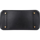 Hermès Noir Swift Leather Birkin 30 Handbag - vintageandkickz