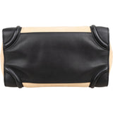 Céline Bicolor Grained Leather Luggage Handbag