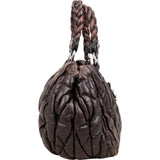Miu Miu Matelassé Leather Coffer Handbag