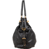 Prada Nappa Leather Gauffre Tote Hobo Shoulder Bag