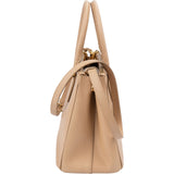 Prada Beige Saffiano Lux Leather Galleria Handbag