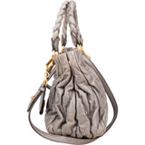 Miu Miu Matelassé Leather City Handbag