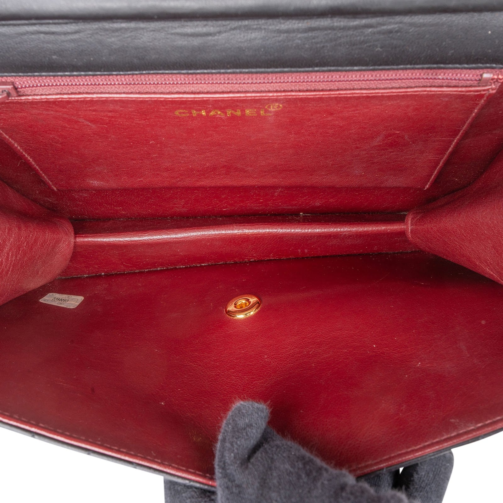 [🔄️B14 / F18] Chanel Quilted Lambskin Medium Double Flap Shoulder Bag - vintageandkickz