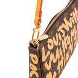 Louis Vuitton Limited Monogram Graffiti Pochette Accessoires Handbag