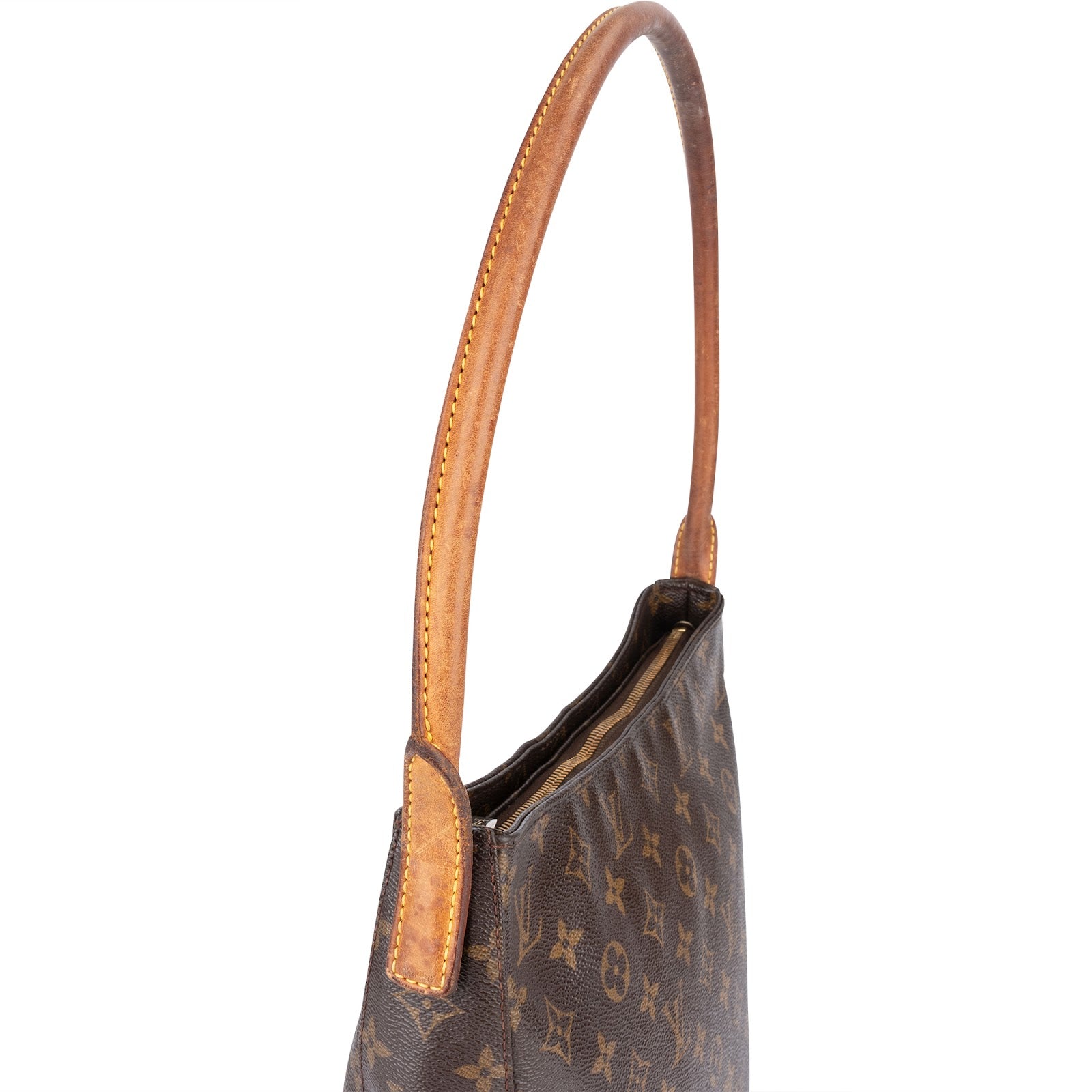 [🔄️B15 / F03] Louis Vuitton Canvas Monogram Looping MM Crossbody Bag - vintageandkickz