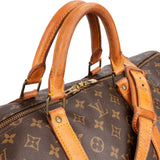 Louis Vuitton Monogram Canvas Keepall 60 Bandoulière Travel Bag