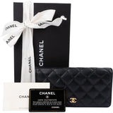 Chanel Caviar Quilted Classic Long Flap Wallet