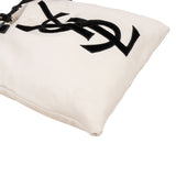 Yves Saint Laurent Canvas Kahala Drawstring Tote Shoulder Bag