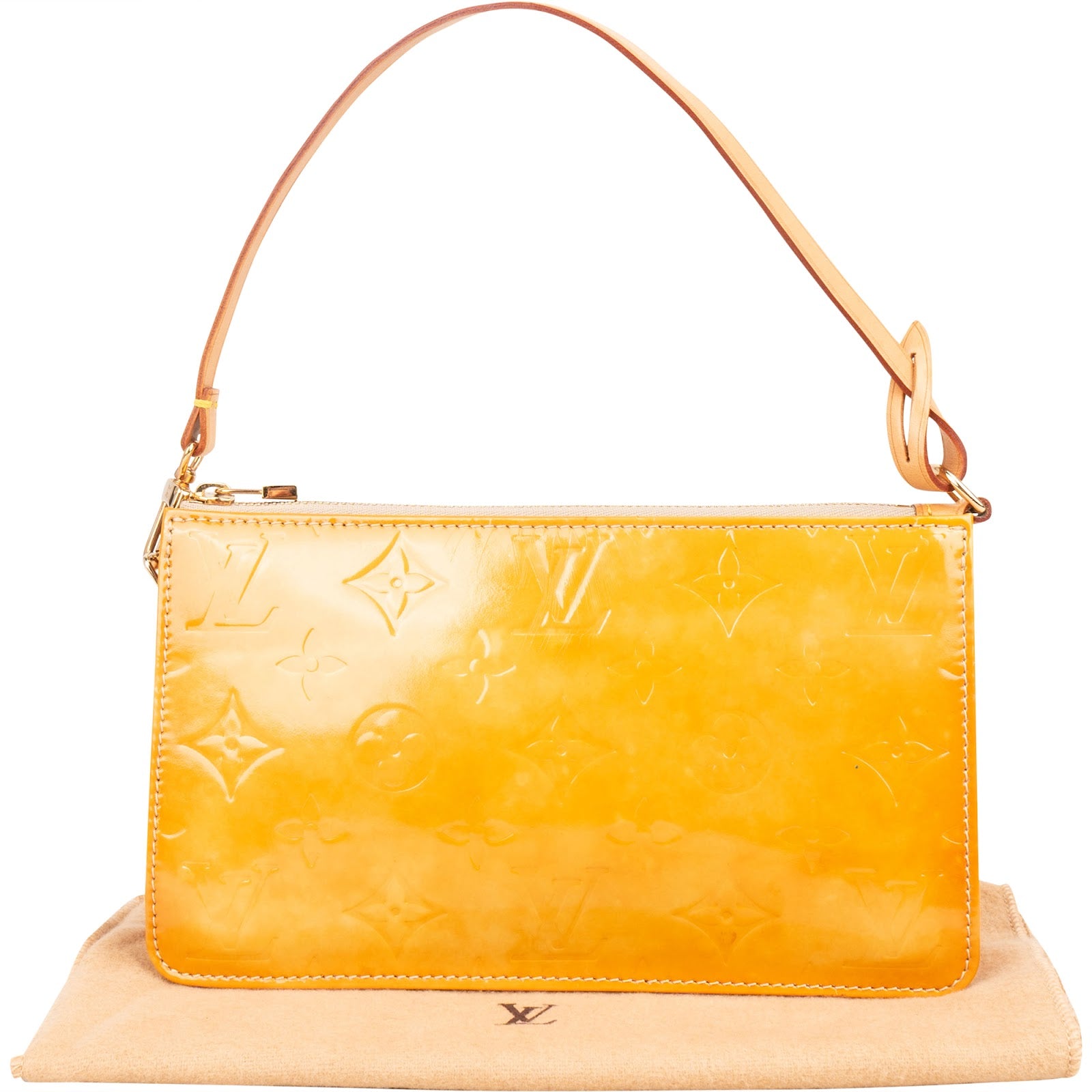 Louis Vuitton Vernis Monogram Lexington Pochette Handbag - vintageandkickz