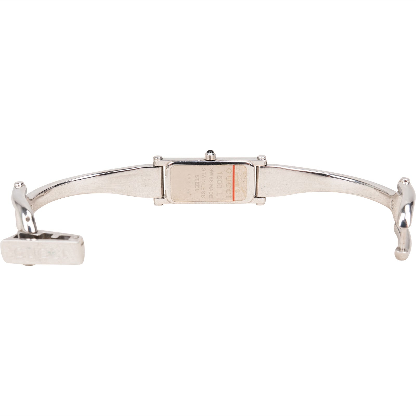 Gucci Silver Tone 1500L Women Watch - vintageandkickz