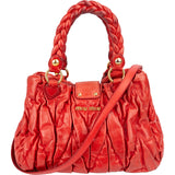 Miu Miu Quilted Leather Coffer Handbag