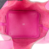 Hermès Taurillon Clemence Leather Palladium Picotin Lock 22 Handbag