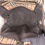 Burberry Nova-Check Haymarket Hobo Shoulder Bag