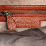 Bottega Veneta Grained Intrecciato Leather Boston 40 Handbag