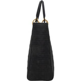Christian Dior Quilted Nylon Lady Dior Handbag