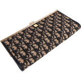 Christian Dior Oblique Trotter Monogram Canvas Frame Clutch