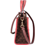 Coach Monogram Field Tote 22 in Signature Jacquard Stripe Crossbody Handbag