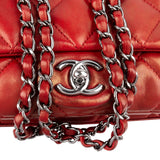 Chanel Quilted Lambskin Single Flap Crossbody Bag