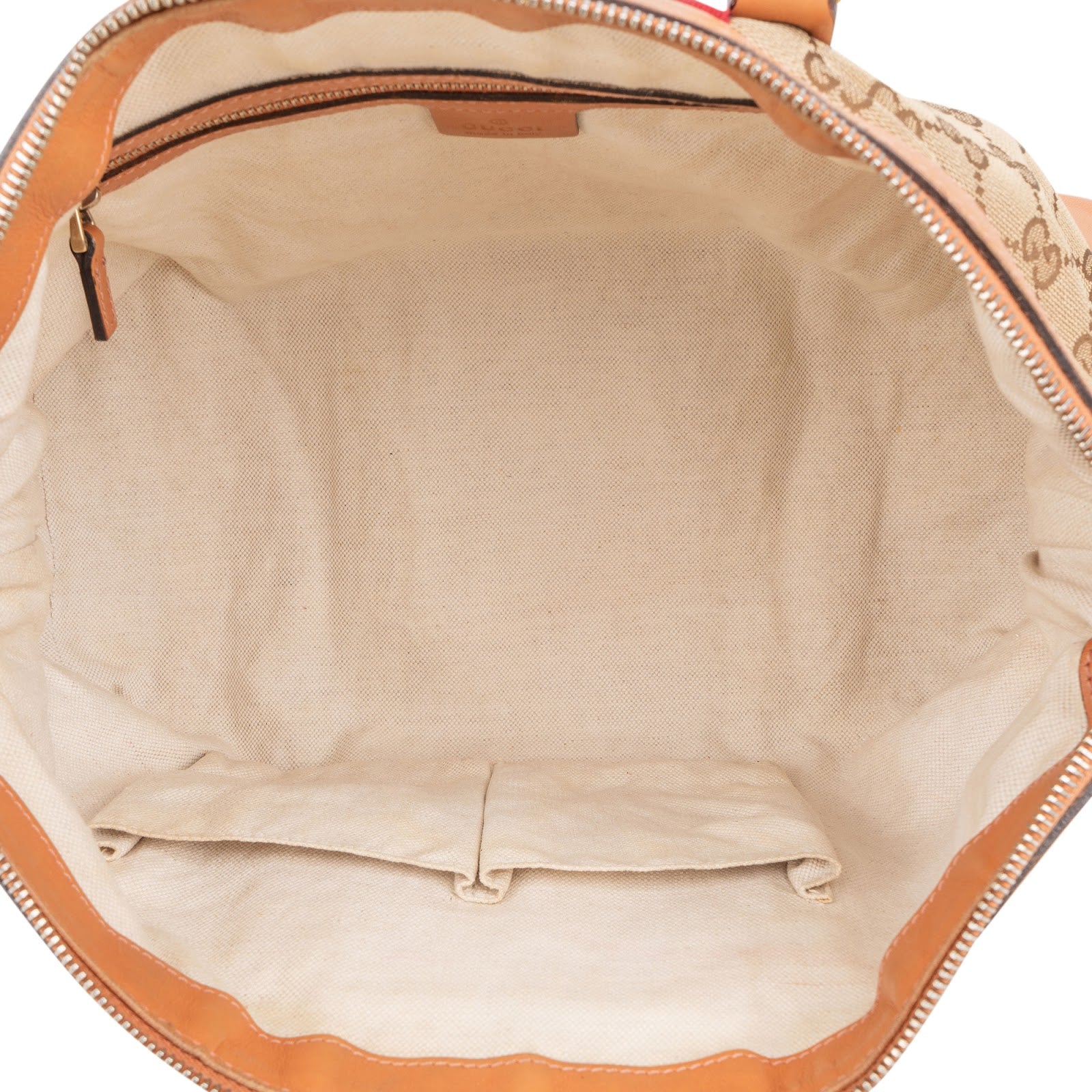 Gucci Monogram GG Sherry Line Web Handbag - vintageandkickz
