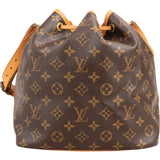 Louis Vuitton Monogram Canvas Sac Noé Petit Shoulder Bag