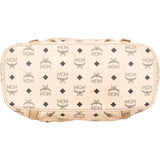 MCM Monogram Visetos Satchel Tote Shoulder Bag