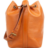 Louis Vuitton Cognac Epi Leather Sac Noé Petit Shoulder Bag