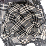 Burberry Blue Label Calfskin Reversible Hobo Shoulder Bag