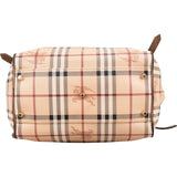 Burberry Haymarket Check Tote Shoulder Bag