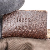Gucci Monogram GG Canvas Web Stripe Tote Shoulder Bag
