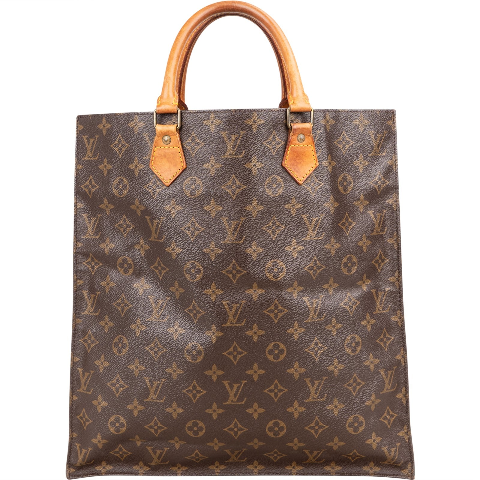 Louis Vuitton Monogram Canvas Sac Plat Handbag - vintageandkickz