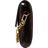 Louis Vuitton Monogram Vernis Leather Bel Air Pochette Wallet On Chain Crossbody Bag
