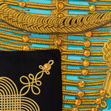 Hermès Brandenbourgs Silk Carre 90 Scarf Tuch
