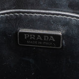 Prada Brushed Patent Leather Mini Tote Crossbody Handbag