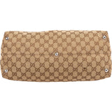 Gucci Monogram GG Canvas Horsebit Shoulder Bag