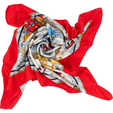 Hermès Force Le Vent Silk Carre 90 Scarf Tuch