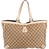 Gucci Monogram GG Abbey D-Ring Tote Hobo Handbag