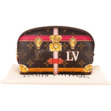 Louis Vuitton Monogram Canvas Trompe L'oeil Trunk Pochette Cosmetique Pouch