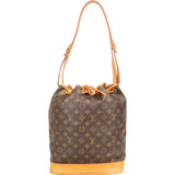 Louis Vuitton Monogram Canvas Sac Noé Grande Shoulder Bag - vintageandkickz