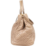 Miu Miu Quilted Geometric Leather Handbag