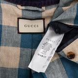 Gucci Blue Embroidered Modern Future Denim Tiger Jacket (IT56)