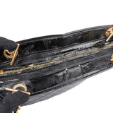 Chane Quilted Lambskin Mademoiselle Crossbody Bag