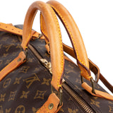 Louis Vuitton Monogram Canvas Keepall 60 Bandoulière Travel Bag