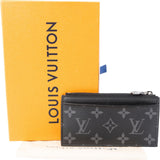 Louis Vuitton Canvas Monogram Eclipse Coin Card Holder Wallet